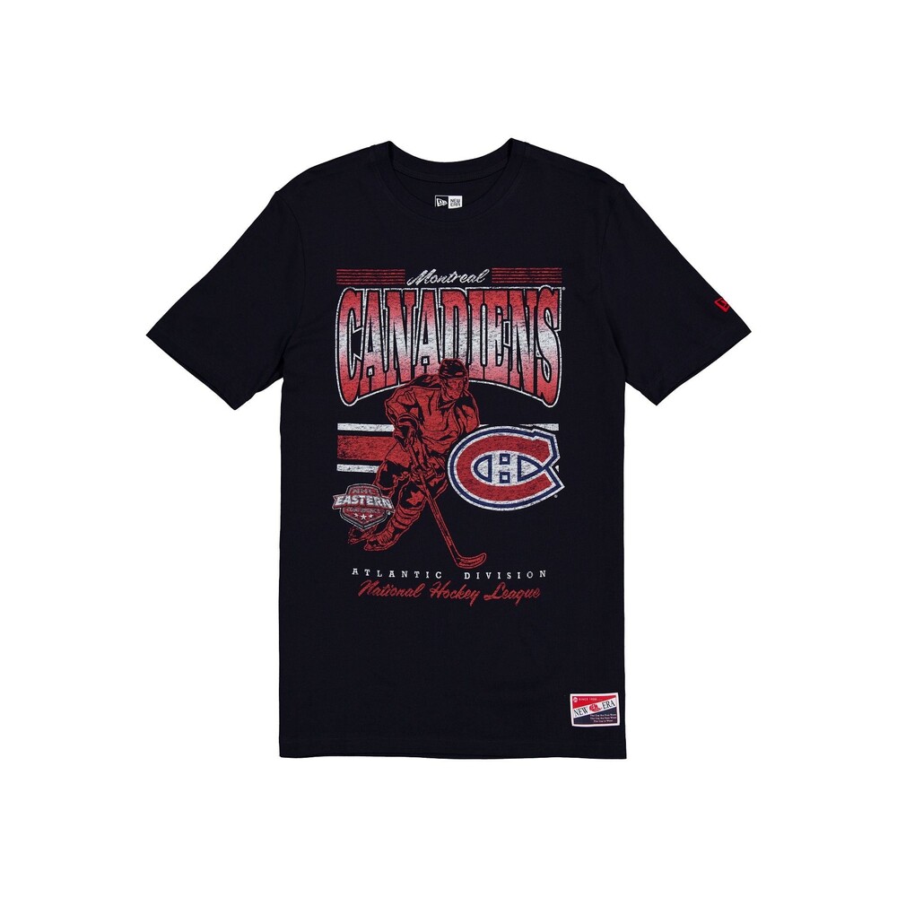 New Era Montreal Canadiens Throwback Distress T-Shirt - Size S